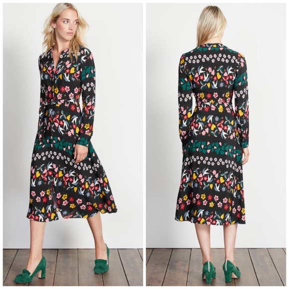 Boden Dresses & Skirts - Boden Jessica Printed Floral Midi Dress